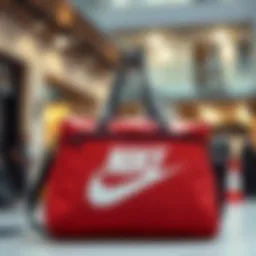 Stylish Nike bag showcasing modern design