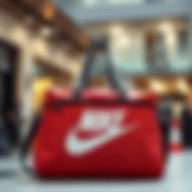 Stylish Nike bag showcasing modern design