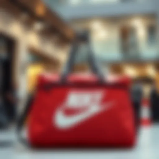 Stylish Nike bag showcasing modern design