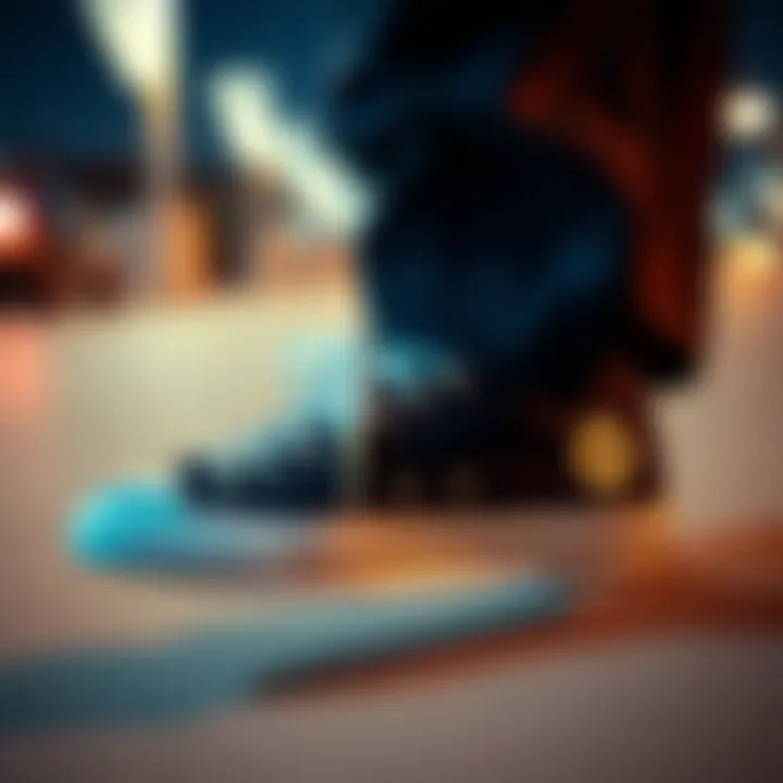 Converse shoes paired with trendy athletic wear