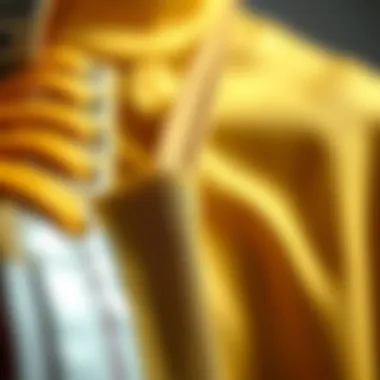 Close-up of fabric textures and materials used in sportswear