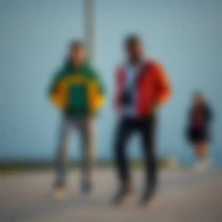 Different outfits featuring Nike Cortez Mavi, illustrating versatility.