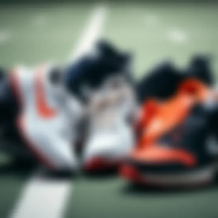 Diverse Nike Shoes for Sports Activities Group of Nike shoes arranged for diverse sports activities