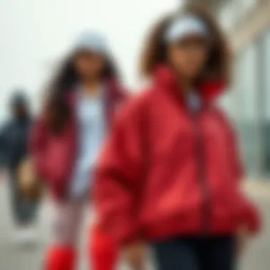 Versatile Looks: Combining the Nike Drill Jacket Nike Drill jacket displayed with various sporty outfits and accessories