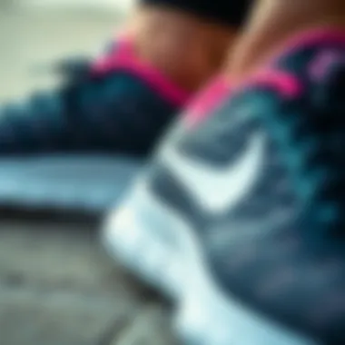 Close-up view of Nike Free RN 5.0 technical features