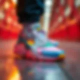 Stylish Nike Huarache footwear showcasing vibrant colors and sleek design