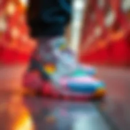 Stylish Nike Huarache footwear showcasing vibrant colors and sleek design