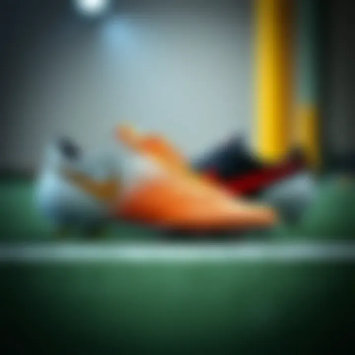 Comparing original and knockoff Nike cleats