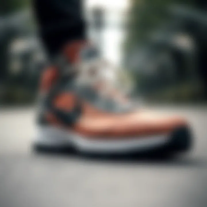 Detailed look at Nike boots materials and textures