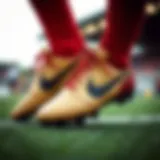 Classic Nike football boots showcasing vintage design