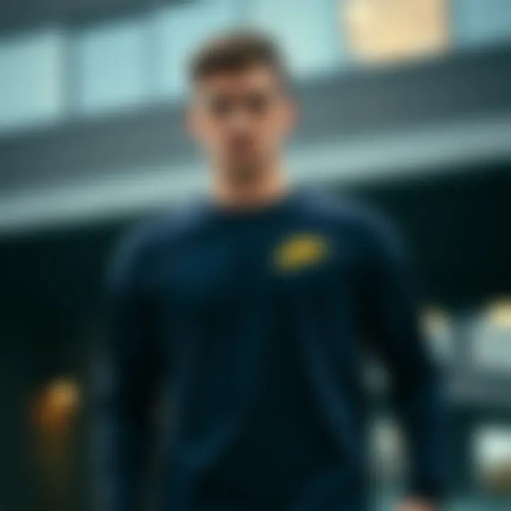 Versatile layering of Nike long sleeve t-shirt for all seasons