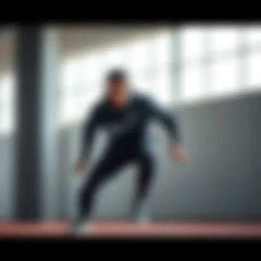 Athlete Performance with Nike Quest 3 Athlete in action wearing Nike Quest 3 during a training session