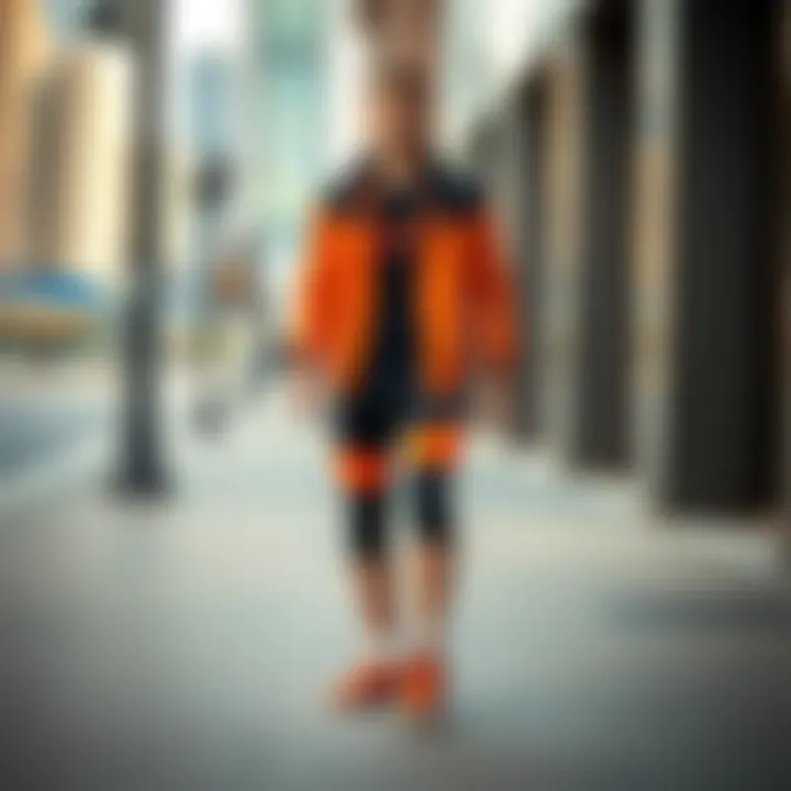 Urban Style with Nike Quest 3 Stylish pairing of Nike Quest 3 with sportswear in urban setting