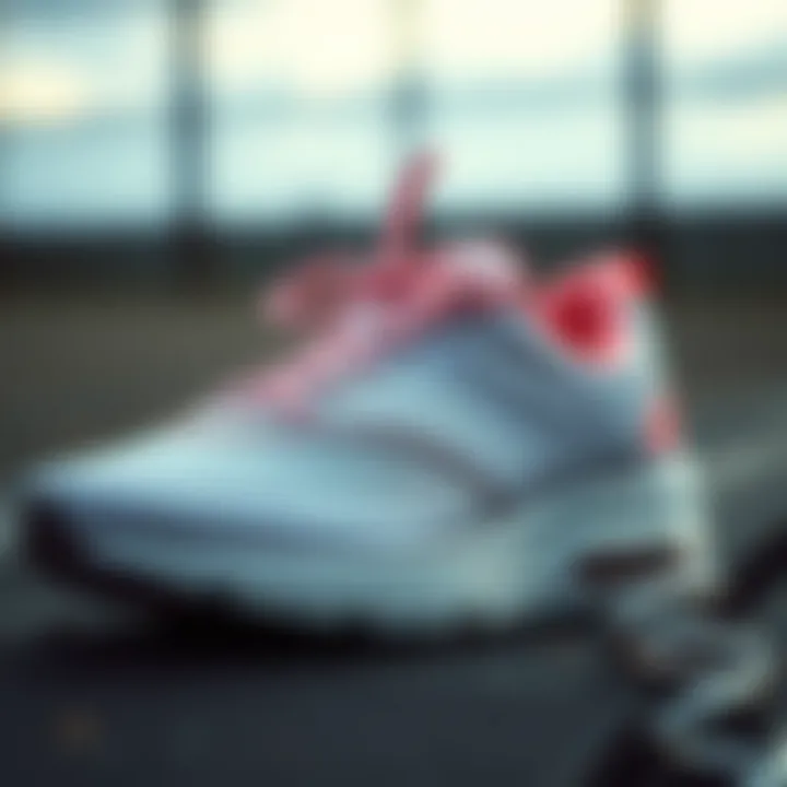 Comfort and Style in Nike Shoe Design Close-up of Nike shoe design emphasizing comfort and style