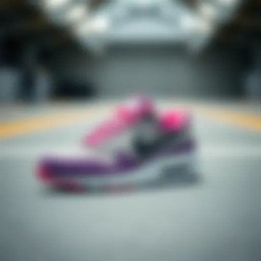 Elegant design of Nike sneakers showcasing innovation and style.