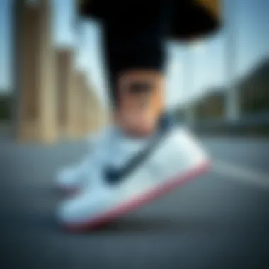 Sporty Chic with Nike Stylish outfit paired with Nike sneakers for a sporty look.