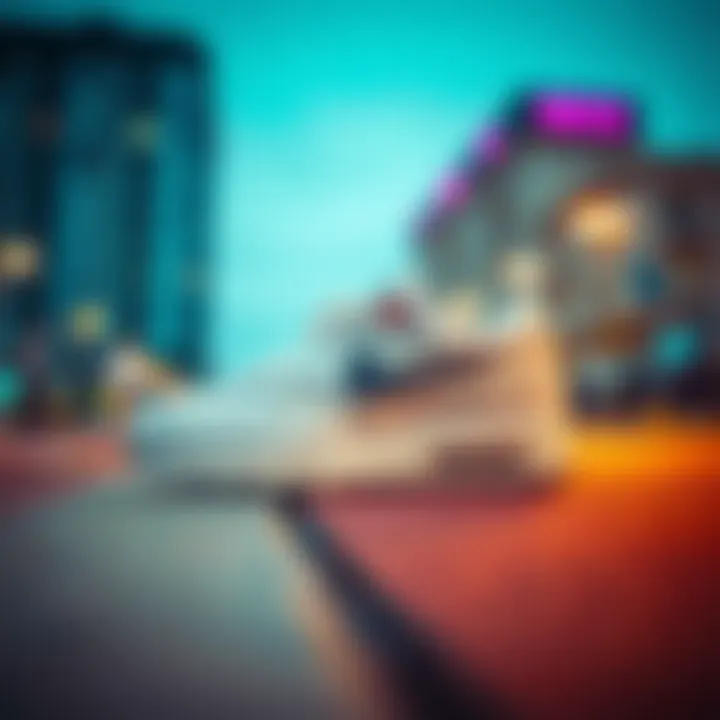 Nike shoes in an urban sports setting