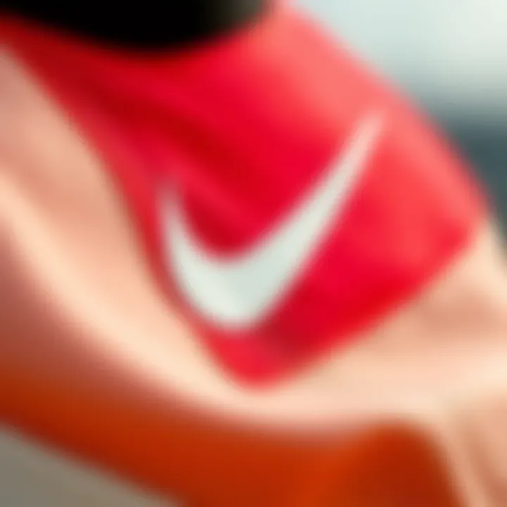Detail of Nike Windrunner's innovative material