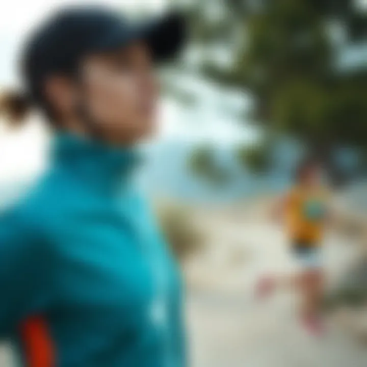 User enjoying outdoor activity in Nike Windrunner