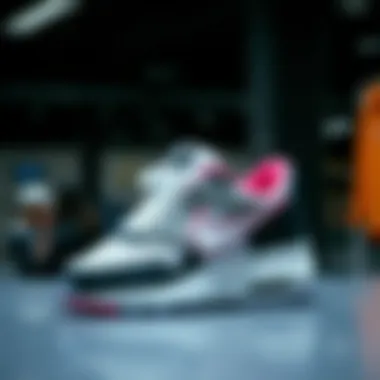 Stylish Nike women's sneakers on display