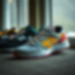 A collection of original athletic shoes showcasing various styles and colors.