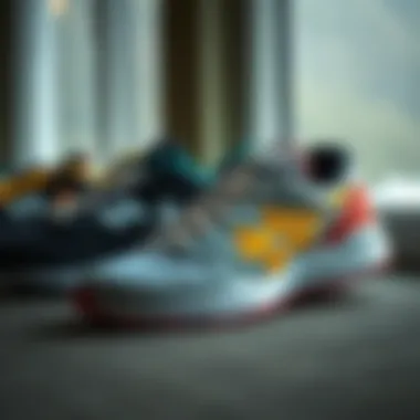 A collection of original athletic shoes showcasing various styles and colors.