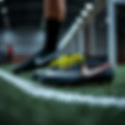 Showcase of various Nike soccer cleat models