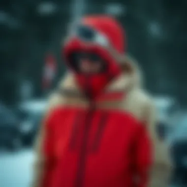 A stylish polar jacket ideal for winter sports.