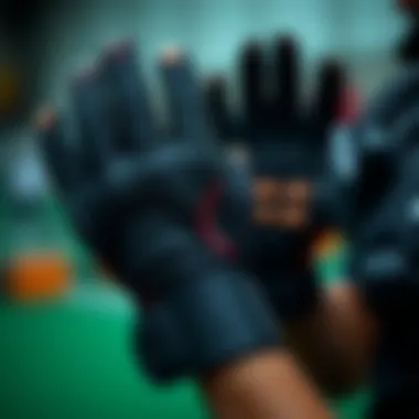 A stylish display of various styles of Predator gloves.