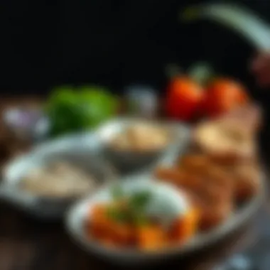 Protein-rich meals beautifully plated to showcase their nutritional benefits