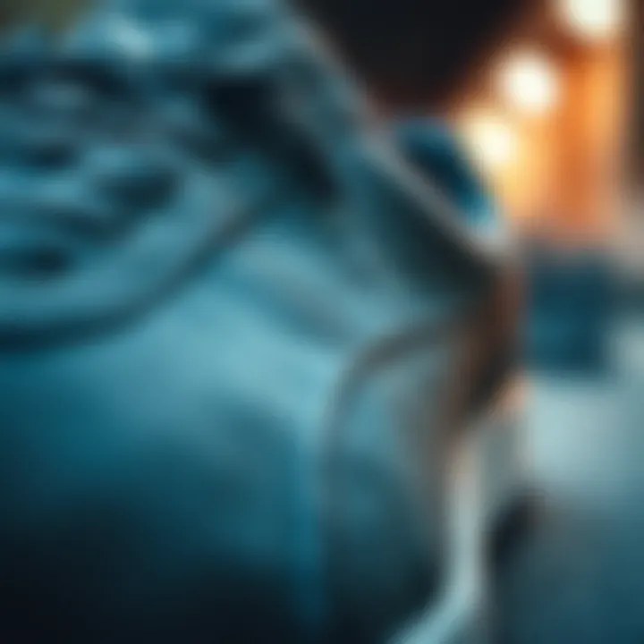 Close-up of high-quality material used in Puma Suede footwear