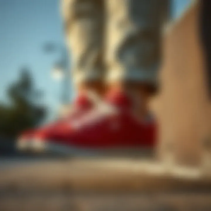 User showcasing comfort while wearing Puma Suede shoes