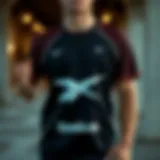 Stylish Reebok t-shirt showcasing innovative fabric technology