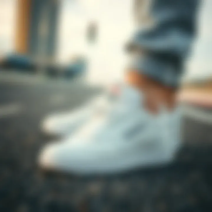 Evolution of white sneakers in sports fashion history