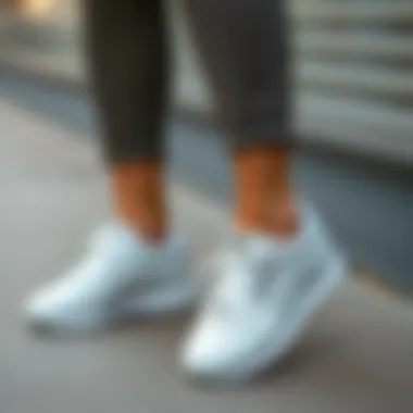 Fashionable styling tips for integrating white shoes into outfits