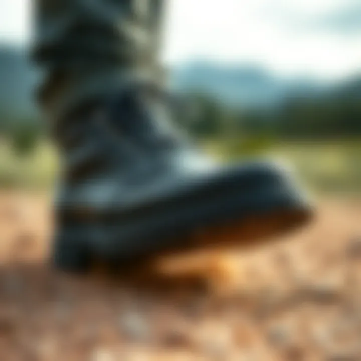 Close-up of premium materials used in Riccardo Colli boots