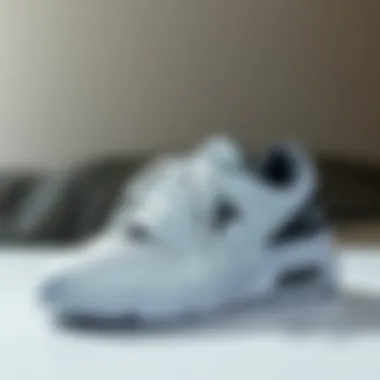 An artistic representation of shoe materials emphasizing texture and quality.