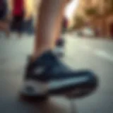 Child enjoying a playful moment in Skechers shoes