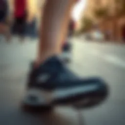 Child enjoying a playful moment in Skechers shoes