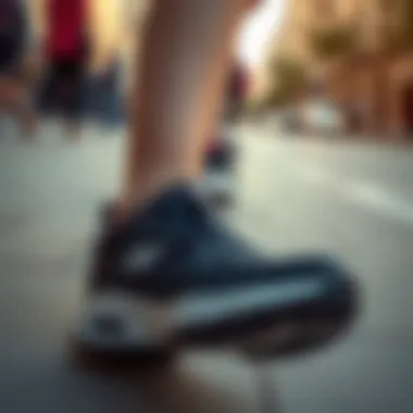 Child enjoying a playful moment in Skechers shoes