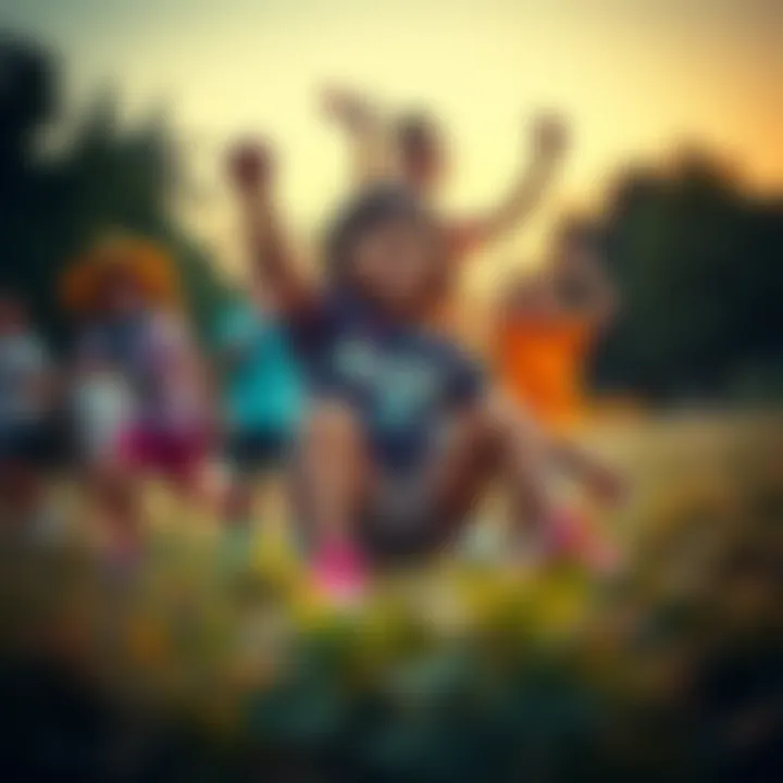 Children enjoying outdoor activities wearing Skechers S-Lights