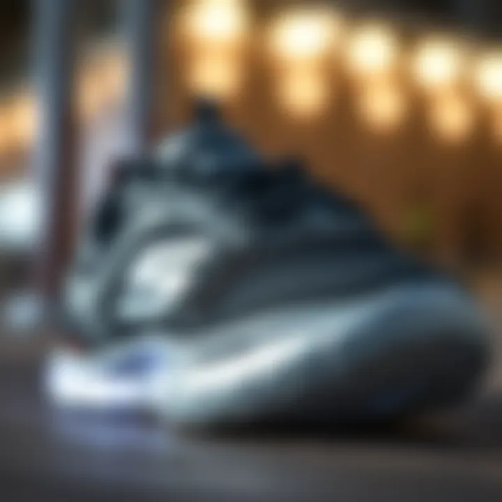 Close-up of the Skechers S-Lights highlighting modern features