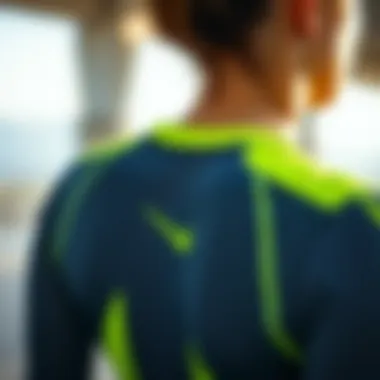 Visual representation of athletic apparel designed for performance