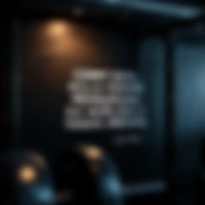 Motivational quote on a gym wall inspiring commitment