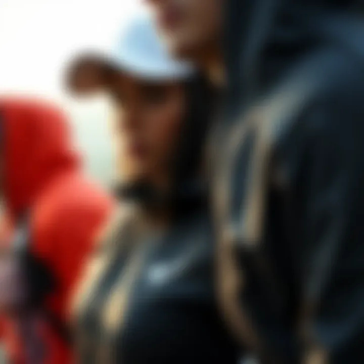 Close-up of athletic gear reflecting style and functionality