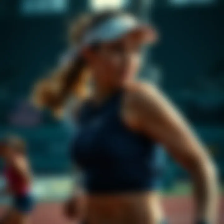 Illustration of diverse female athletes breaking stereotypes