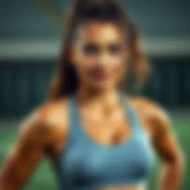 Visual representation of mental and physical health benefits from sports