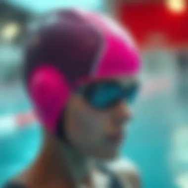 Materials used in professional swimming caps for optimal performance