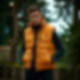 Stylish Timberland vest showcasing unique design features