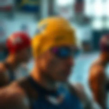 Trends in swimming caps among elite athletes